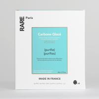 Очищающая тканевая маска для лица Carbone Glacé RARE Paris, 23 мл (упаковка 5 шт)