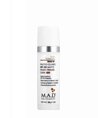 M.A.D skincare Photo Guard SPF 50 Matte Finish Primer - Dark 30гр