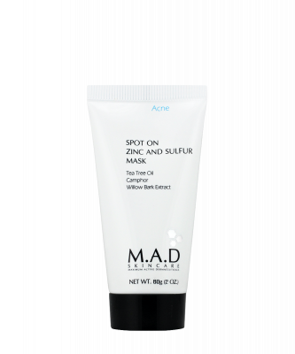 M.A.D skincare  Spot On Zinc and Sulfur Mask 60гр