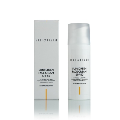 ANGIOPHARM Солнцезащитный крем для лица, SPF 50 50 мл